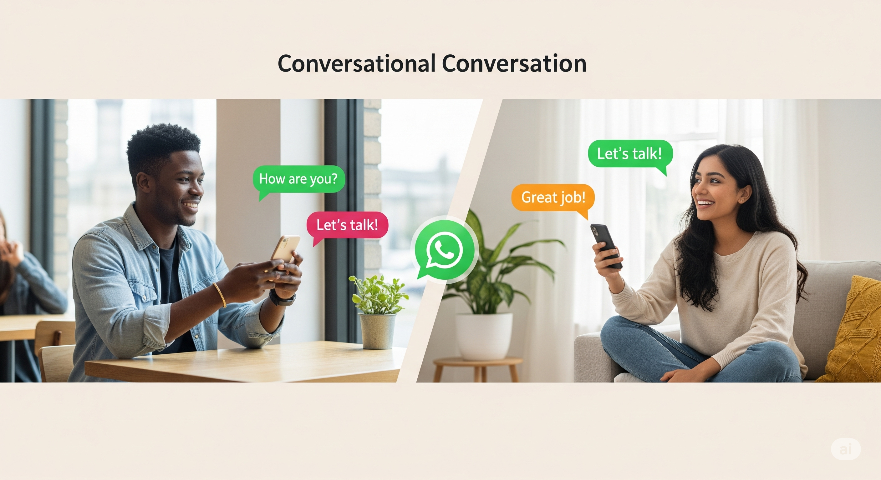People chatting